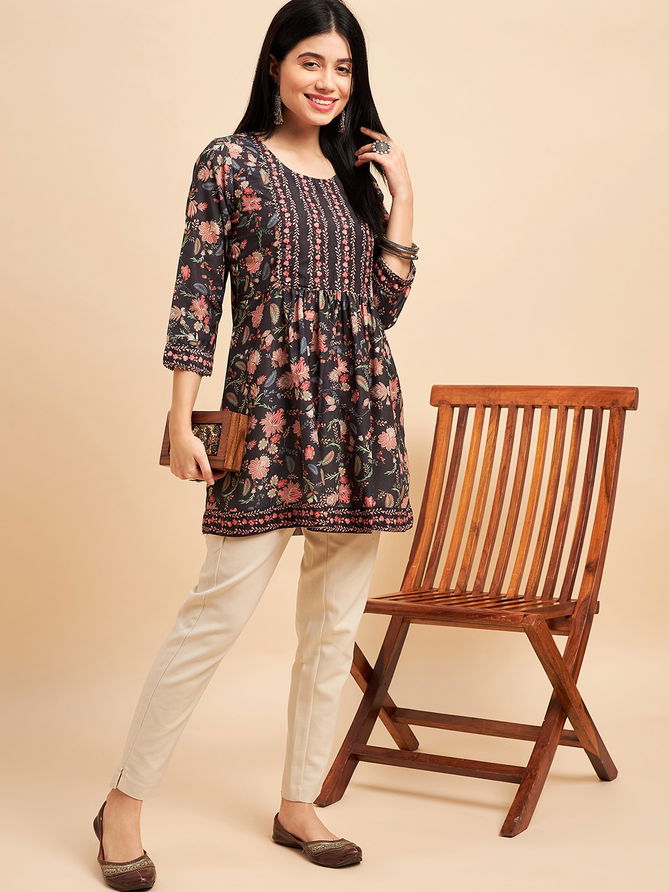 Zeny Vol 10 Printed Western Ladies Top Catalog